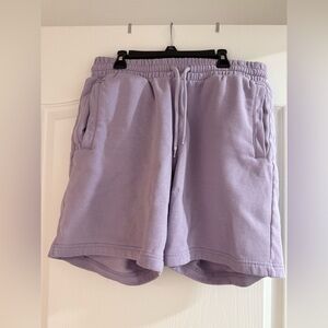 H&M Light Purple Regular Fit Sweat Shorts